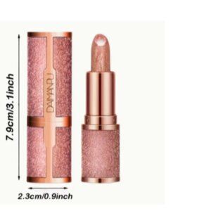 Pink lipstick Long-Lasting shimmer with smooth cream finish. Brand DAIMARU.